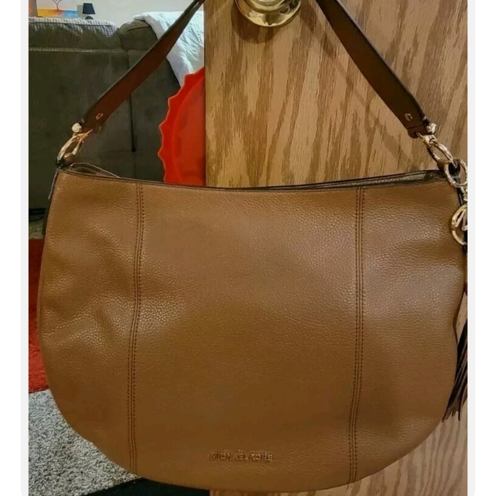 Michael Kors Brown Leather Hobo Bag- NWT!